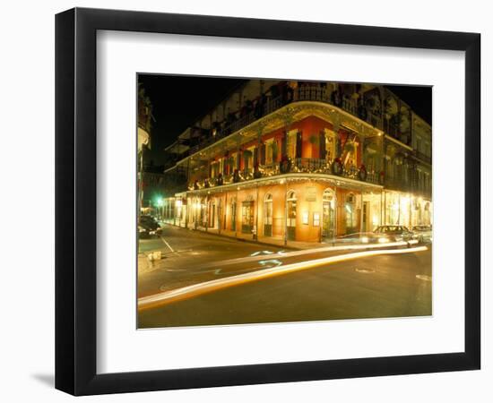 French Quarter at Night, New Orleans, Louisiana, USA-Bruno Barbier-Framed Photographic Print