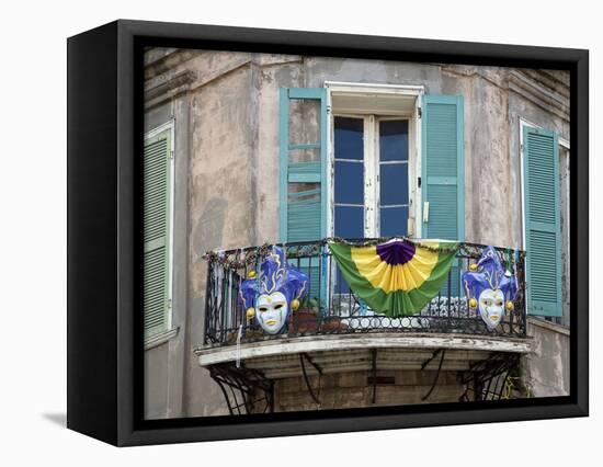 French Quarter Balcony During Mardi Gras-Carol Highsmith-Framed Stretched Canvas