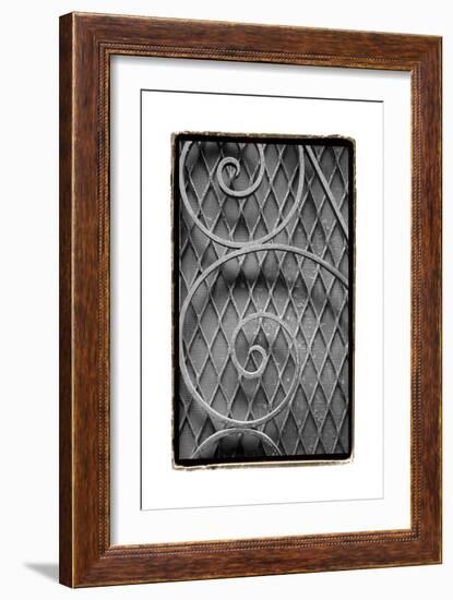 French Quarter Ironwork III-Laura Denardo-Framed Art Print