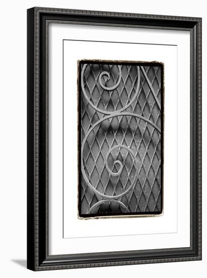 French Quarter Ironwork III-Laura Denardo-Framed Art Print