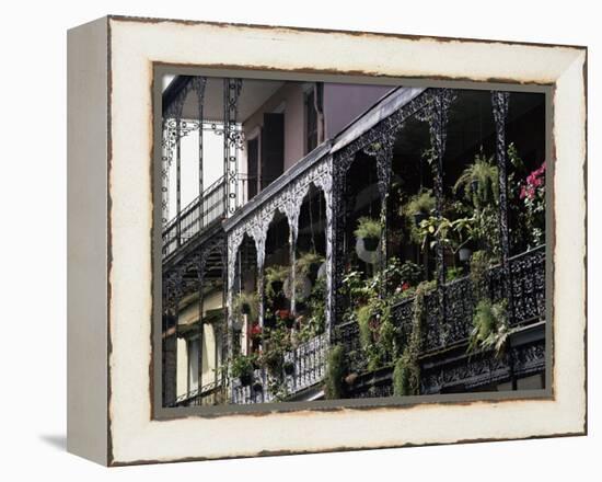 French Quarter, New Orleans, Louisiana, USA-Charles Bowman-Framed Premier Image Canvas