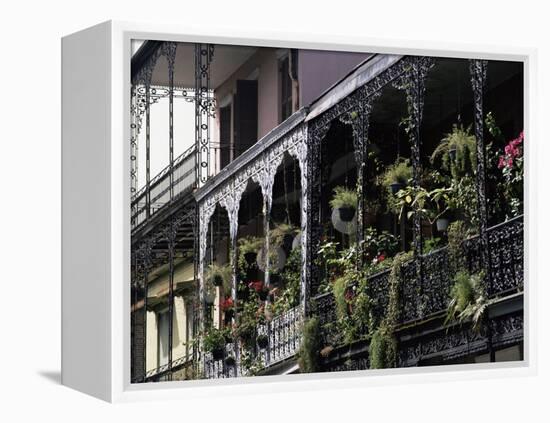 French Quarter, New Orleans, Louisiana, USA-Charles Bowman-Framed Premier Image Canvas