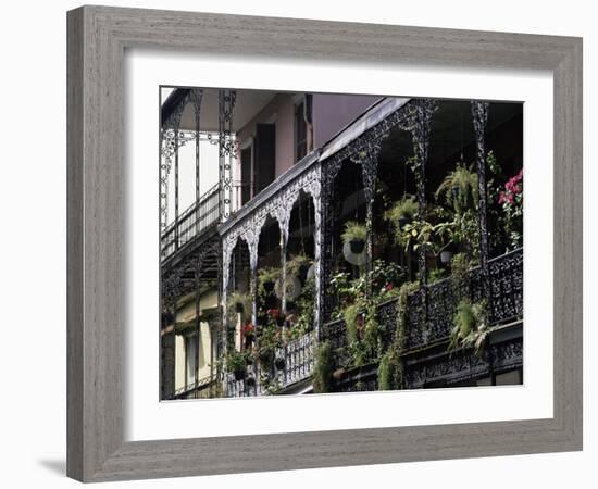 French Quarter, New Orleans, Louisiana, USA-Charles Bowman-Framed Premium Photographic Print