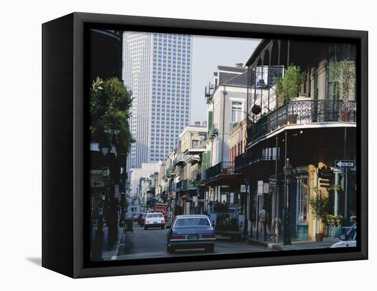French Quarter, New Orleans, Louisiana, USA-Tony Waltham-Framed Premier Image Canvas