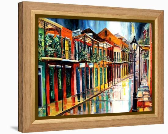 French Quarter Rain-Diane Millsap-Framed Stretched Canvas