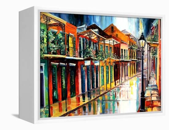 French Quarter Rain-Diane Millsap-Framed Stretched Canvas