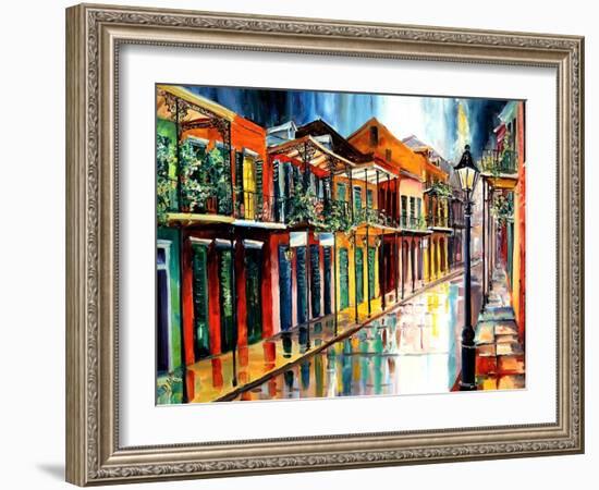 French Quarter Rain-Diane Millsap-Framed Art Print