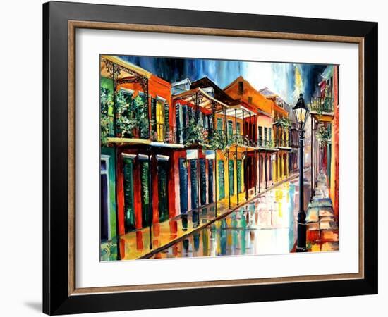 French Quarter Rain-Diane Millsap-Framed Art Print