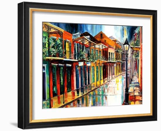 French Quarter Rain-Diane Millsap-Framed Art Print