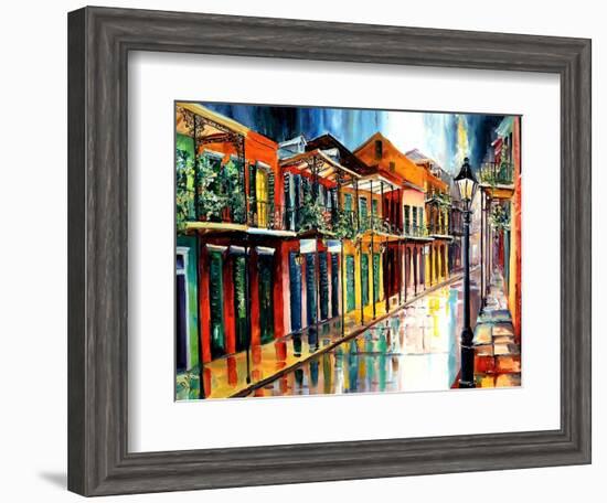 French Quarter Rain-Diane Millsap-Framed Art Print