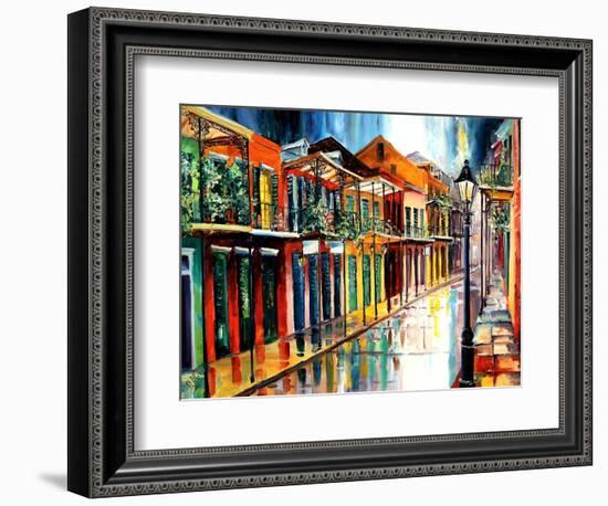 French Quarter Rain-Diane Millsap-Framed Art Print