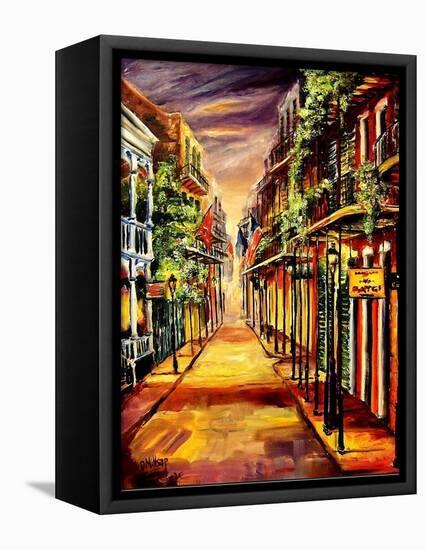 French Quarter Twilight-Diane Millsap-Framed Stretched Canvas