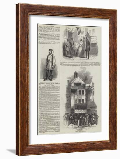 French Revolution of 1848-Myles Birket Foster-Framed Giclee Print