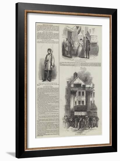 French Revolution of 1848-Myles Birket Foster-Framed Giclee Print