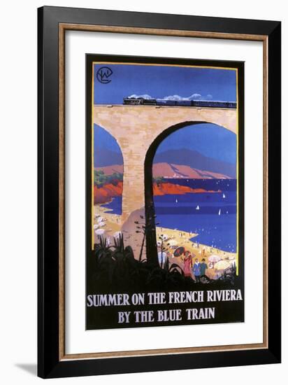 French Riviera-null-Framed Giclee Print