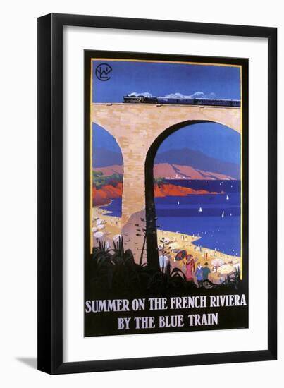 French Riviera-null-Framed Giclee Print