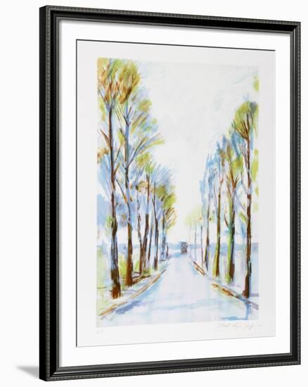 French Road-Lloyd Lozes Goff-Framed Collectable Print