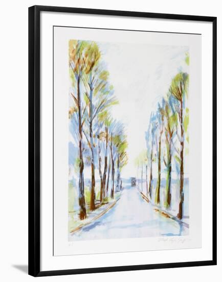 French Road-Lloyd Lozes Goff-Framed Collectable Print