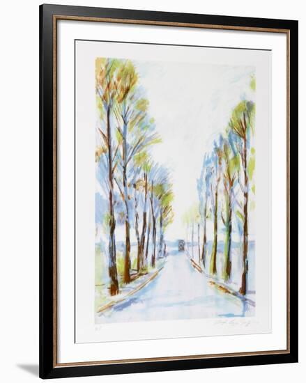 French Road-Lloyd Lozes Goff-Framed Collectable Print