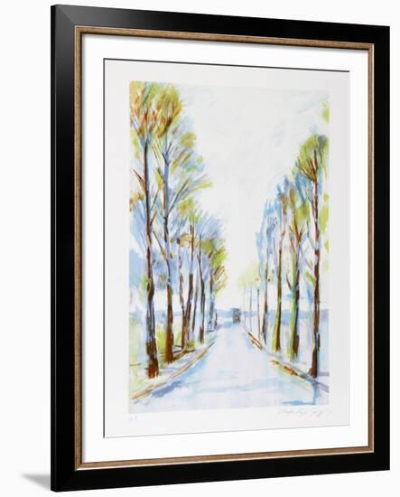 French Road-Lloyd Lozes Goff-Framed Collectable Print