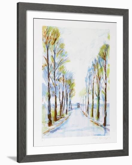 French Road-Lloyd Lozes Goff-Framed Collectable Print