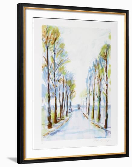 French Road-Lloyd Lozes Goff-Framed Collectable Print