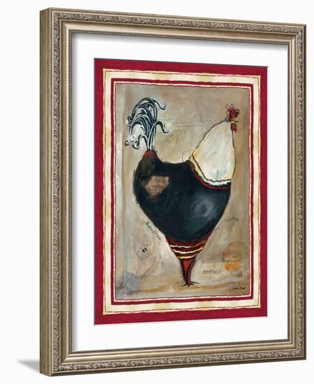 French Rooster I-Jennifer Garant-Framed Giclee Print