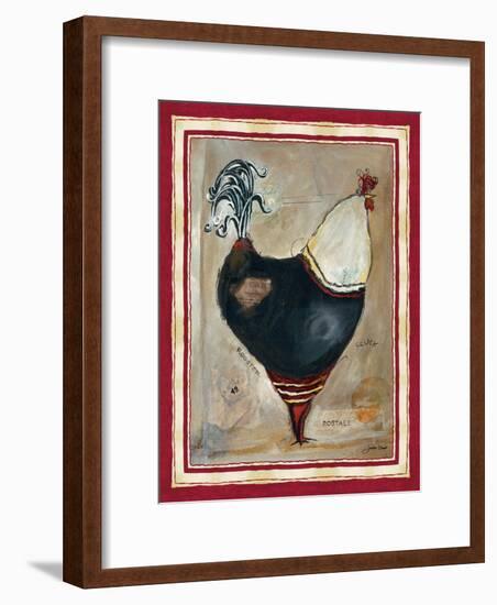 French Rooster I-Jennifer Garant-Framed Giclee Print