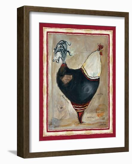 French Rooster I-Jennifer Garant-Framed Giclee Print