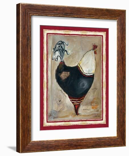 French Rooster I-Jennifer Garant-Framed Giclee Print