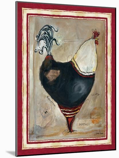 French Rooster I-Jennifer Garant-Mounted Giclee Print