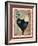 French Rooster I-Jennifer Garant-Framed Giclee Print