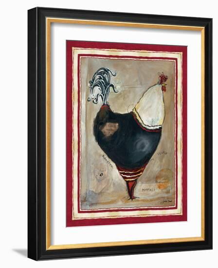 French Rooster I-Jennifer Garant-Framed Giclee Print