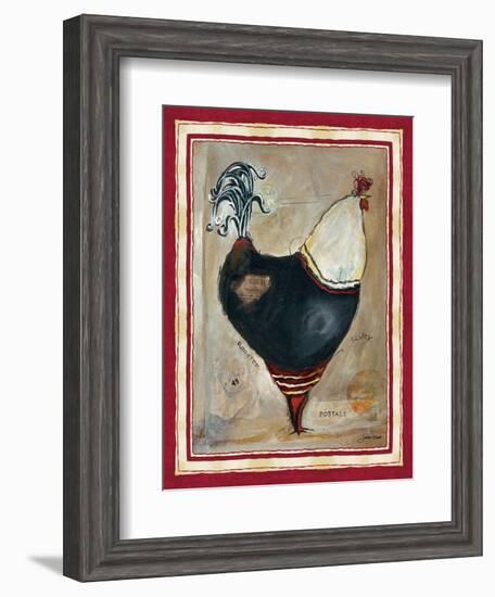 French Rooster I-Jennifer Garant-Framed Giclee Print