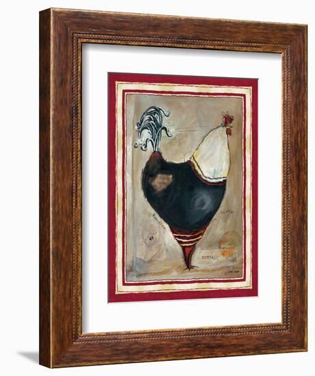 French Rooster I-Jennifer Garant-Framed Giclee Print