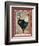 French Rooster I-Jennifer Garant-Framed Giclee Print