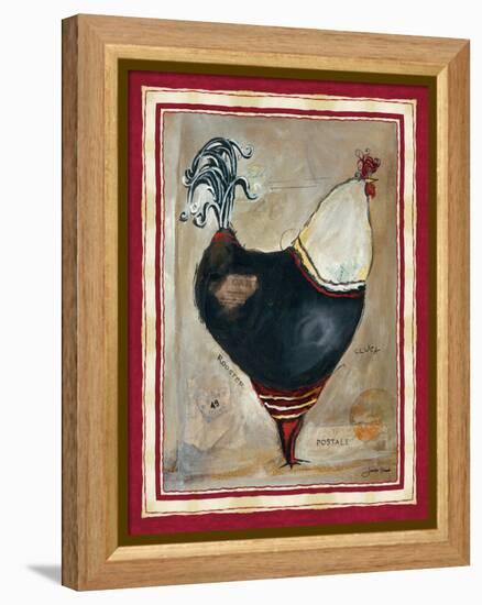 French Rooster I-Jennifer Garant-Framed Premier Image Canvas