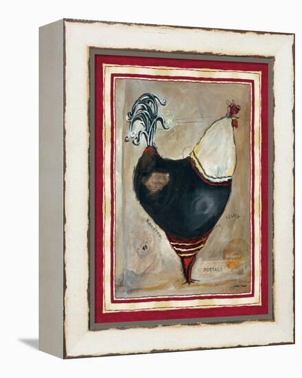 French Rooster I-Jennifer Garant-Framed Premier Image Canvas