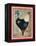 French Rooster I-Jennifer Garant-Framed Premier Image Canvas