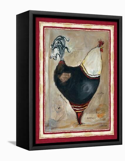 French Rooster I-Jennifer Garant-Framed Premier Image Canvas