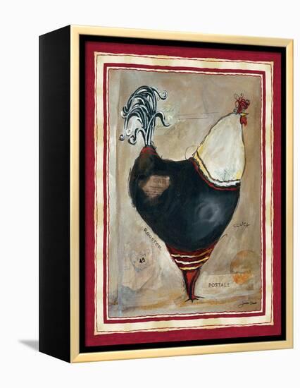 French Rooster I-Jennifer Garant-Framed Premier Image Canvas