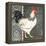 French Rooster I-Gwendolyn Babbitt-Framed Stretched Canvas