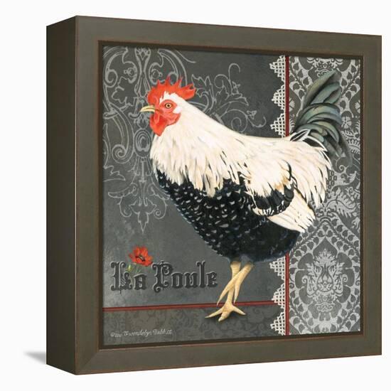 French Rooster II-Gwendolyn Babbitt-Framed Stretched Canvas