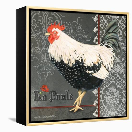 French Rooster II-Gwendolyn Babbitt-Framed Stretched Canvas