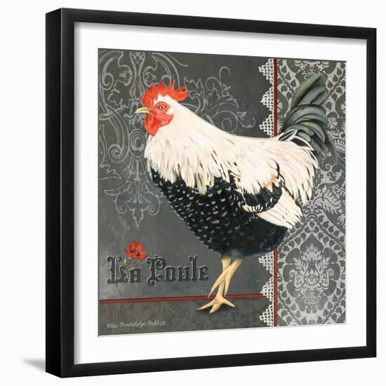 French Rooster II-Gwendolyn Babbitt-Framed Premium Giclee Print