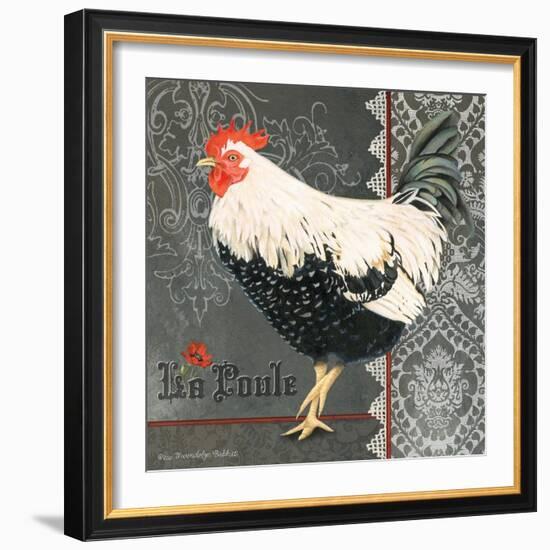French Rooster II-Gwendolyn Babbitt-Framed Premium Giclee Print
