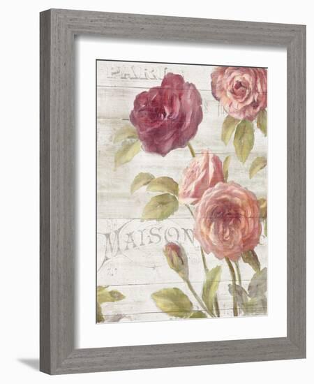 French Roses III-Danhui Nai-Framed Art Print