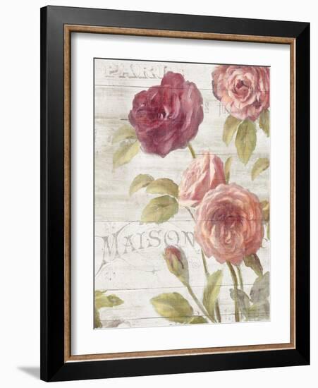 French Roses III-Danhui Nai-Framed Art Print