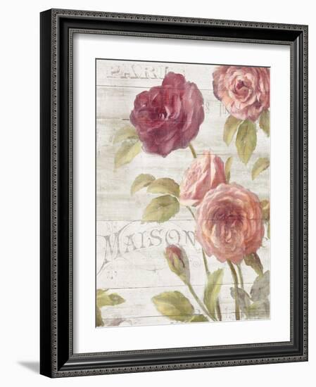 French Roses III-Danhui Nai-Framed Art Print