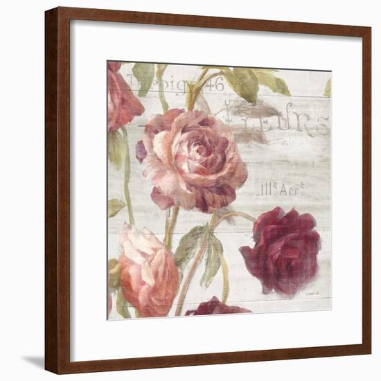 French Roses IV-Danhui Nai-Framed Art Print